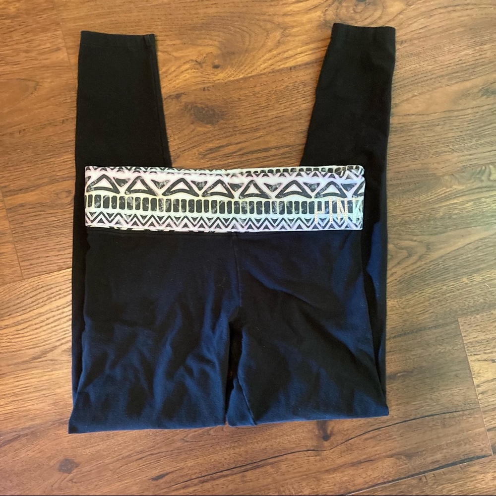 2 for $10 | Victoria’s Secret PINK Black Yoga Leggings | Size Small